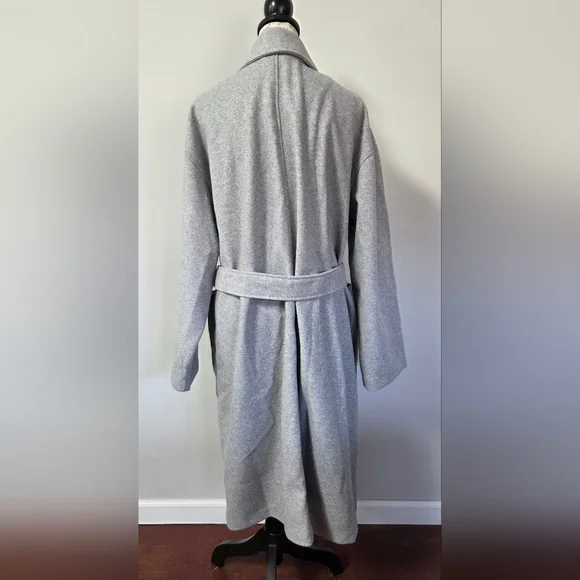Gap Factory Light Gray Relaxed Topcoat In XXL - Picture 9 of 13